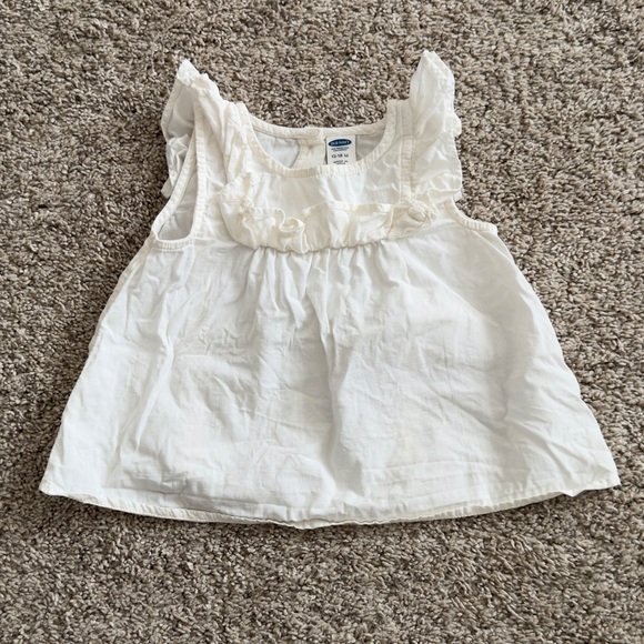 Old Navy Toddler baby Girls toddler girls Short Sleeve Blouse shirt 12-18 months - Picture 2 of 5